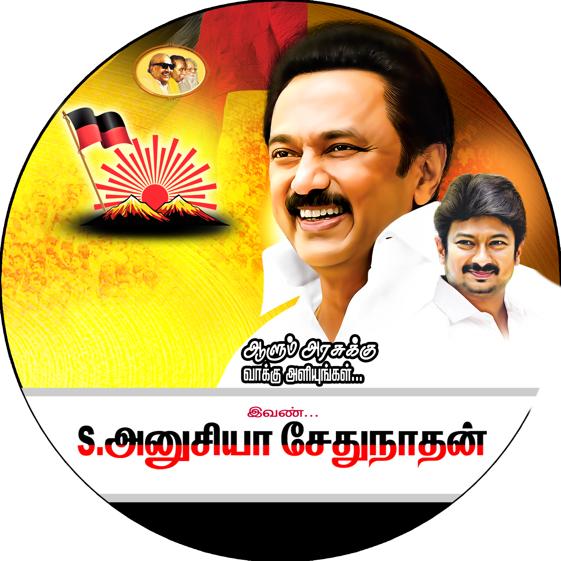 DMK Political Flex Design Psd Collection kumarannetwork