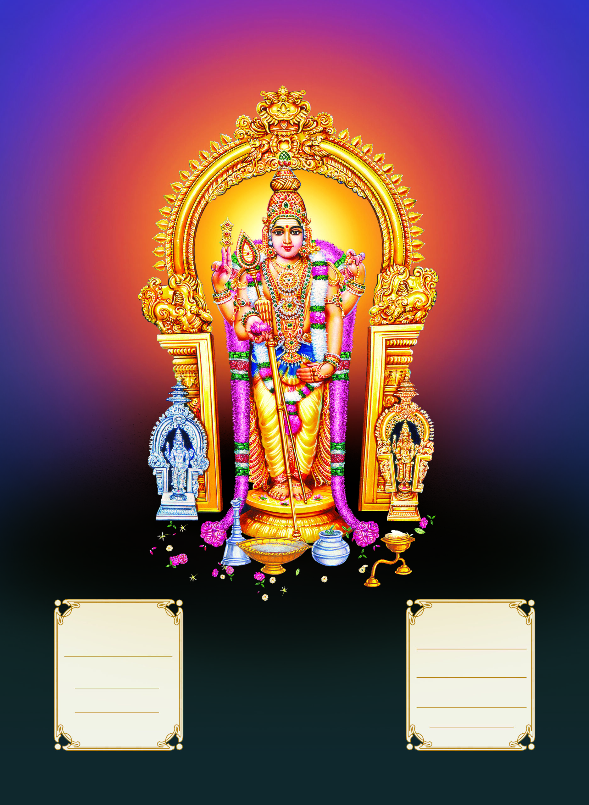 Murugan calendar design psd collection download