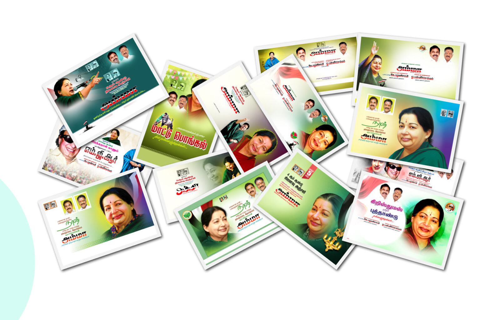 Amma Jayalalitha Flex Banner Design PSD free download