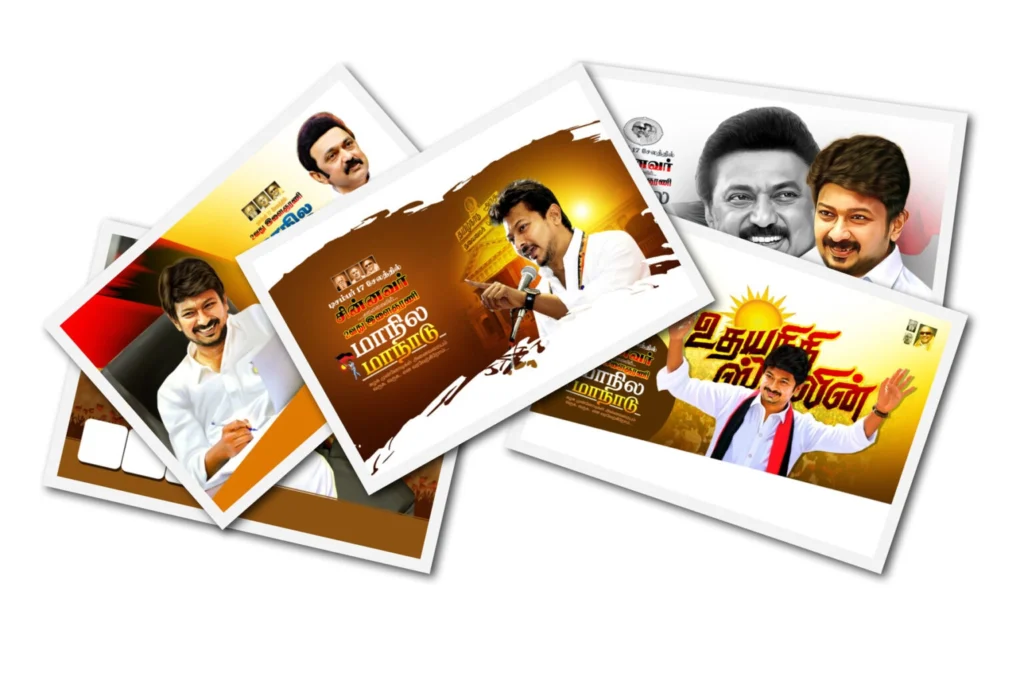 DMK udhayanidhi stalin flex HQ design Psd File free download kumaran network