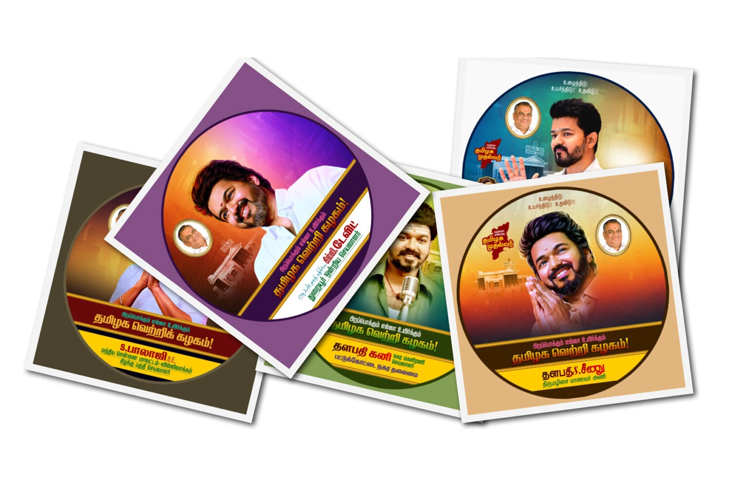 Tvk Vijay Political banner design psd free download