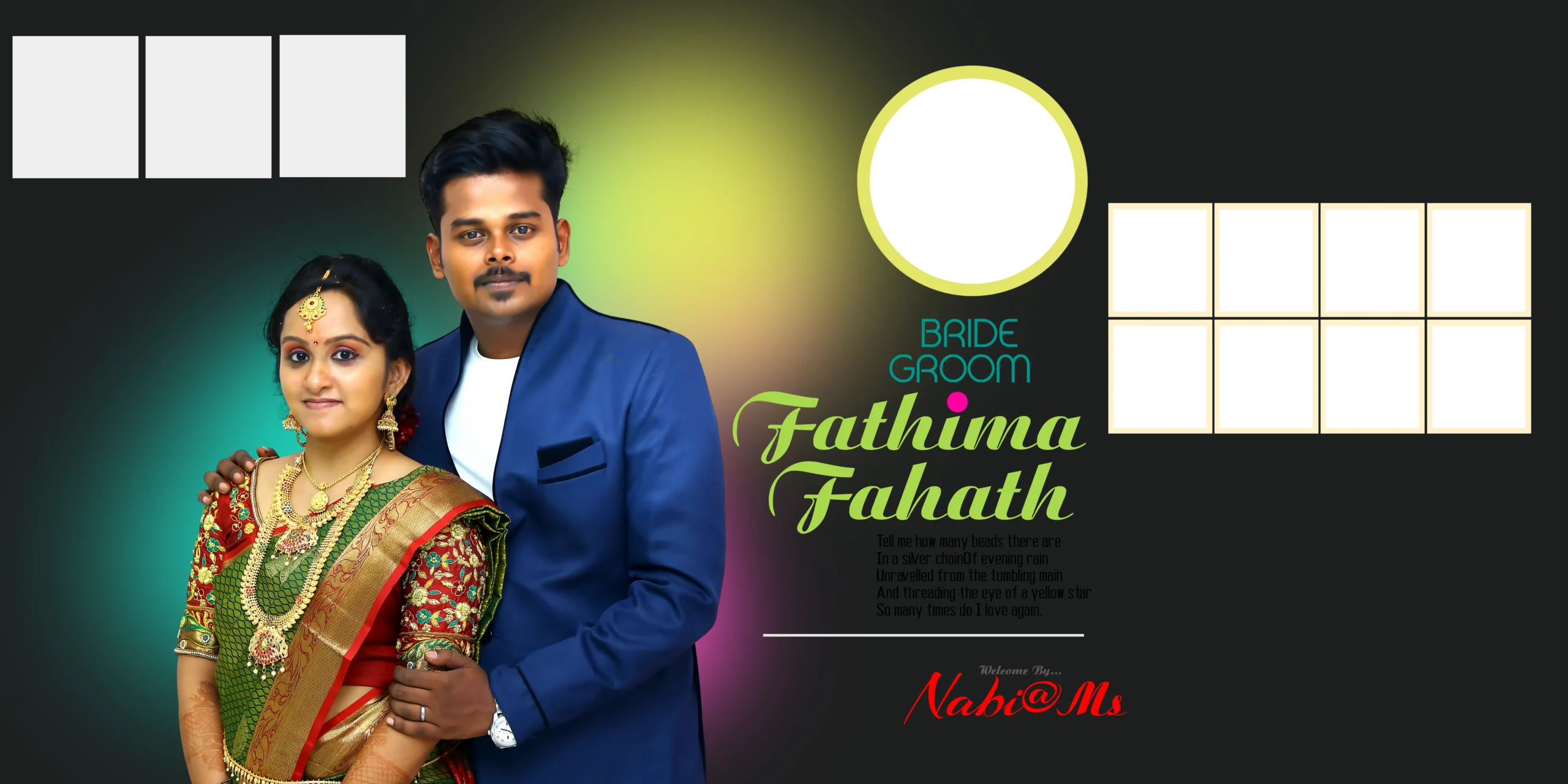 Telugu Wedding Flex Banner Design Psd Free Download